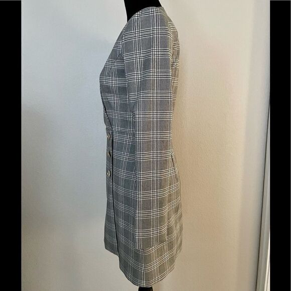 NWT Zara Plaid Blazer Dress - Picture 6 of 10